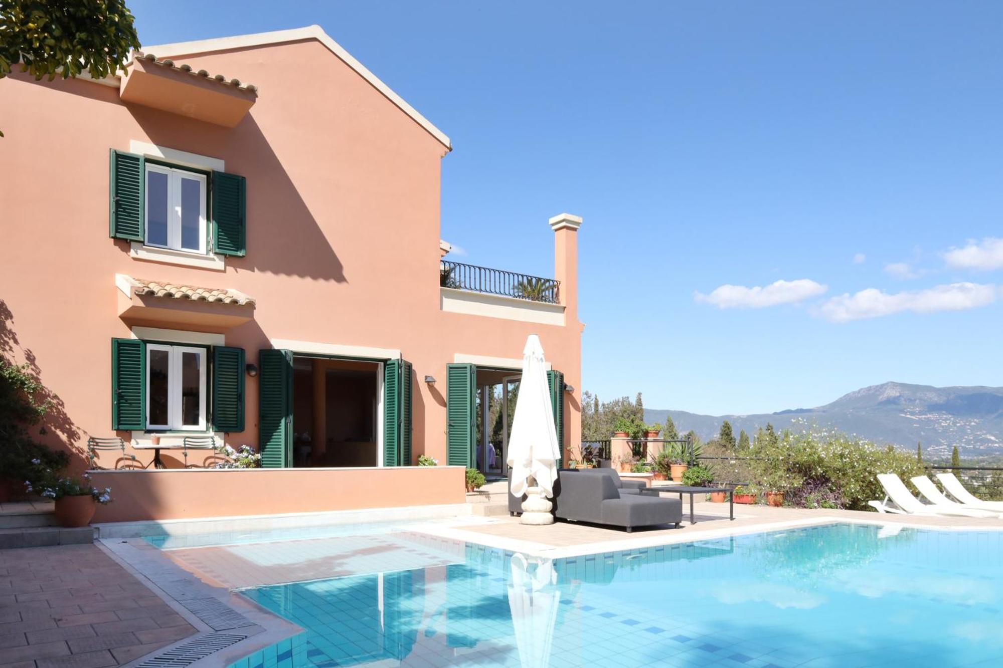Вилла Casa T With Amazing Views In Corfu Контокали Экстерьер фото