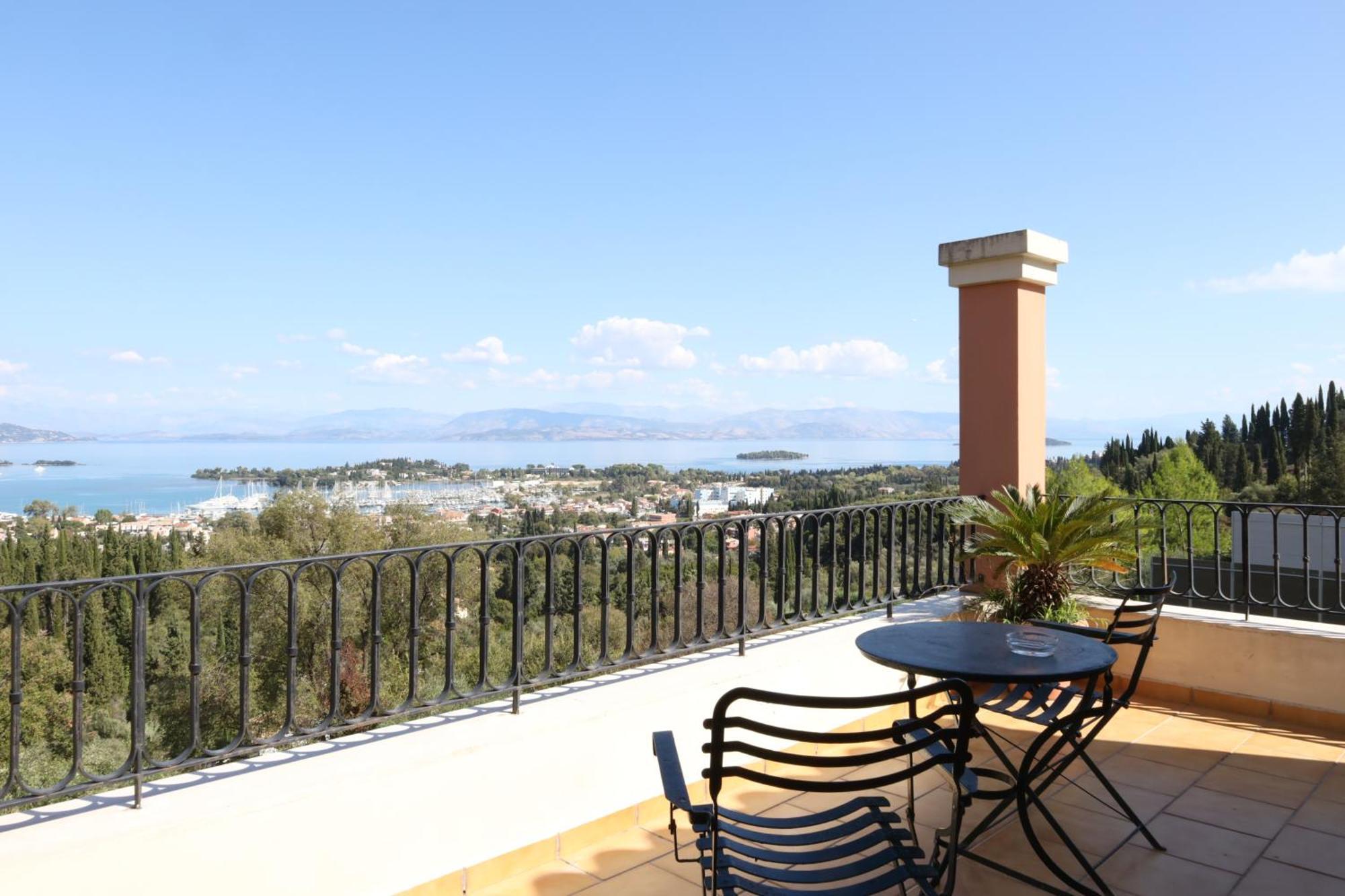 Вилла Casa T With Amazing Views In Corfu Контокали Экстерьер фото