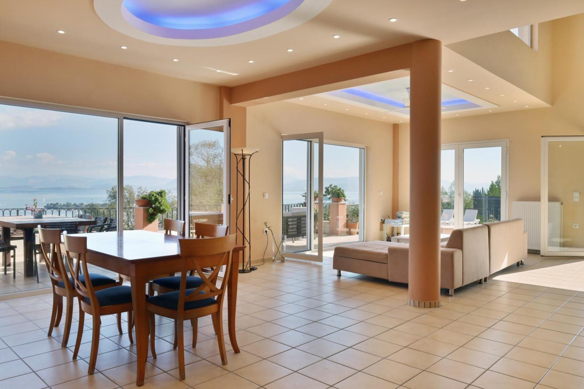 Вилла Casa T With Amazing Views In Corfu Контокали Экстерьер фото