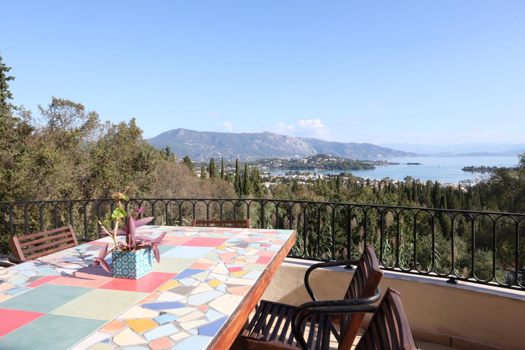 Вилла Casa T With Amazing Views In Corfu Контокали Экстерьер фото