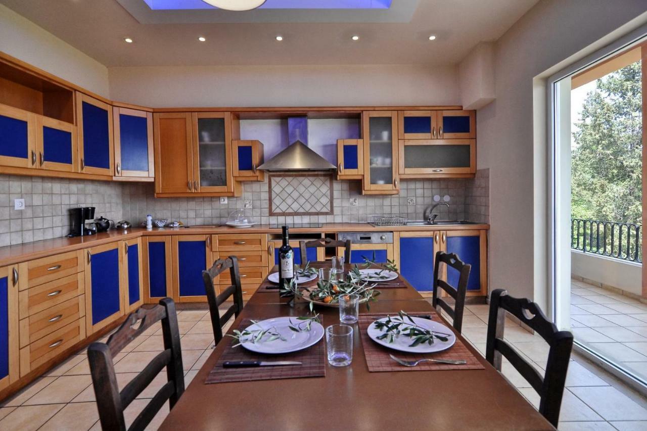 Вилла Casa T With Amazing Views In Corfu Контокали Экстерьер фото